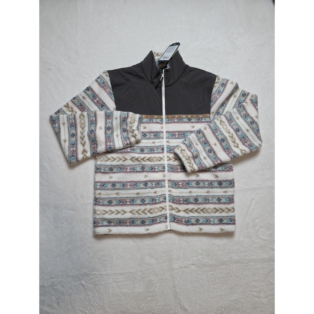 Prana Men's Hurricane FZ Full Zip Sherpa Fleece Jacket‎ Canvas Aztec Outdoors